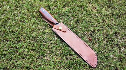 Custom Handmade Damascus Steel Kitchen Knife | Fillet Chef Knife Gift for Collectors & Chefs