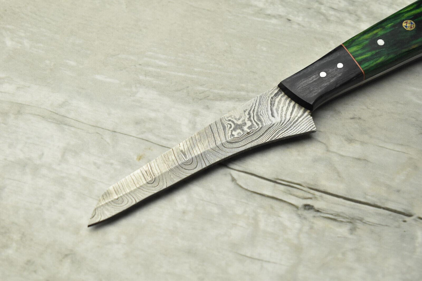 10.0" Handmade Damascus Steel Full Tang Chef Knife – Rare Custom Kitchen Knife