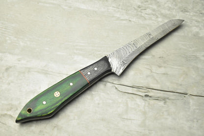 10.0" Handmade Damascus Steel Full Tang Chef Knife – Rare Custom Kitchen Knife