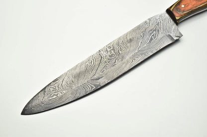 Cutlery Salvation Handmade Damascus Blade Kitchen Full Tang Chef Knife – 12" Blade
