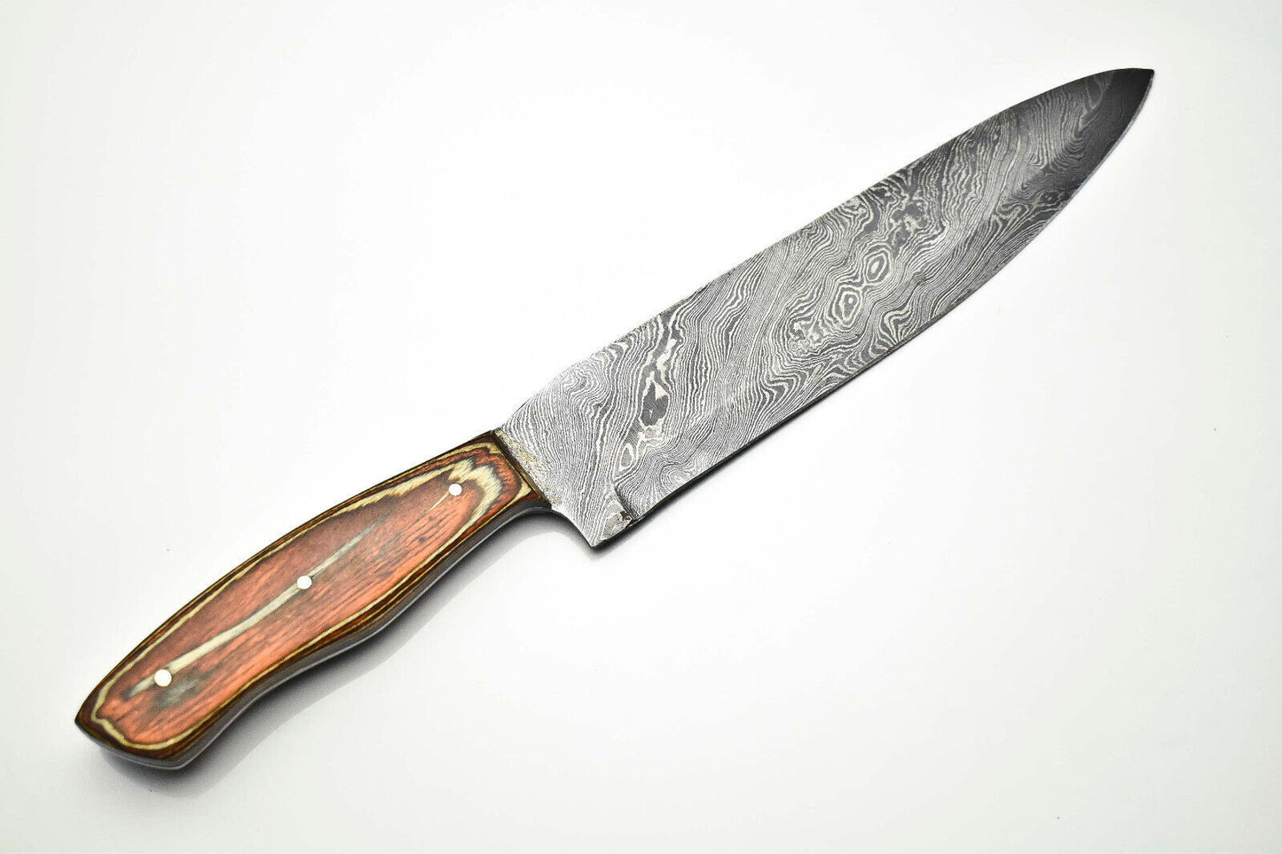 Cutlery Salvation Handmade Damascus Blade Kitchen Full Tang Chef Knife – 12" Blade