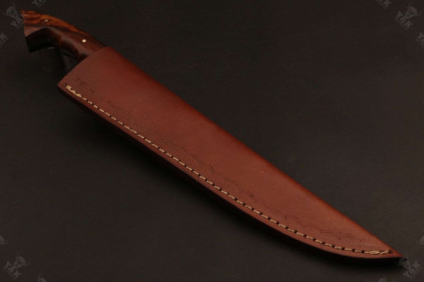 13.5" Custom Handmade D2 Steel Fillet Knife Best Fillet Knife & Fillet Knife for Fishing W/Sheath