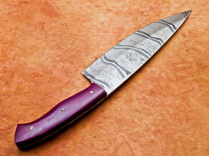14" Professional Chef Kitchen Knife Damascus Blade "MICARTA"