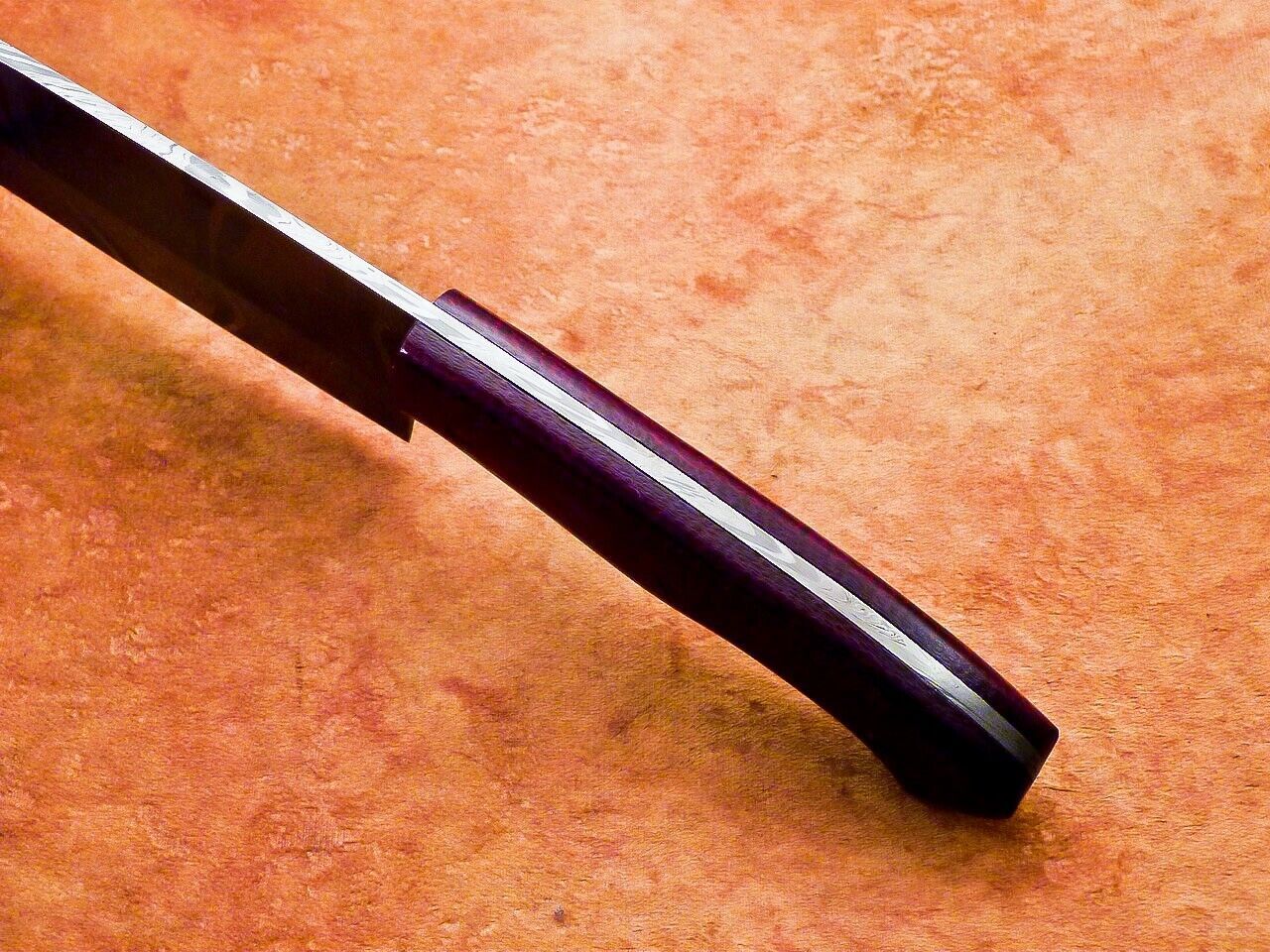 14" Professional Chef Kitchen Knife Damascus Blade "MICARTA"