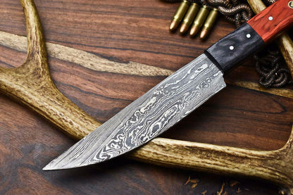 Premium Handmade Damascus Steel Chef Knife | Full Tang Kitchen Cutlery Blade