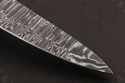 13" Custom Hand Forged Fire Damascus Steel Santoku Chef Knife for Kitchen Use