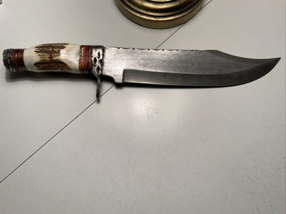 Heritage Forge Sheriff Damascus Steel Bowie Knife CT 831