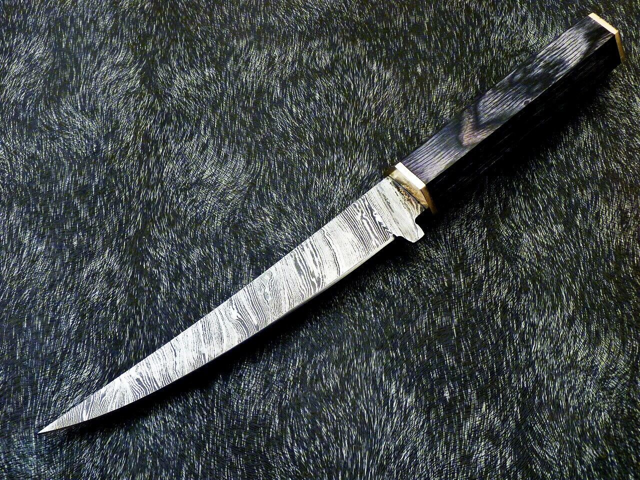 12" Professional Kitchen Chef Knife Damascus Blade "Hard Wood"