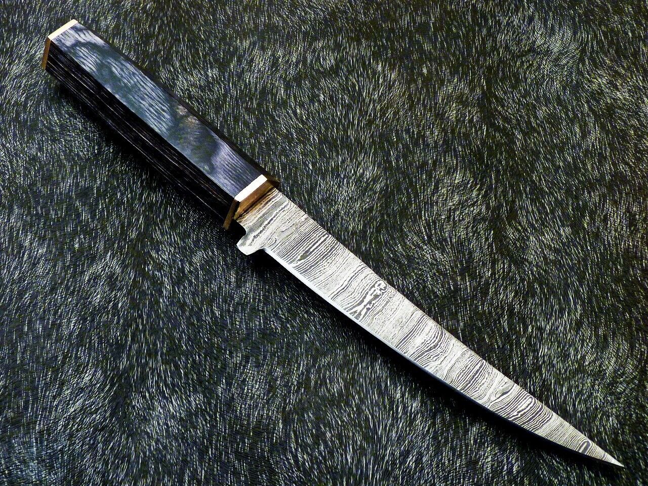 12" Professional Kitchen Chef Knife Damascus Blade "Hard Wood"