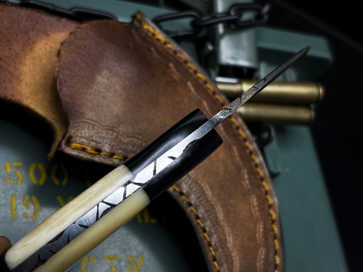 Handmade Damascus Karambit Knife Best Damascus Steel Karambit with Bone Handle