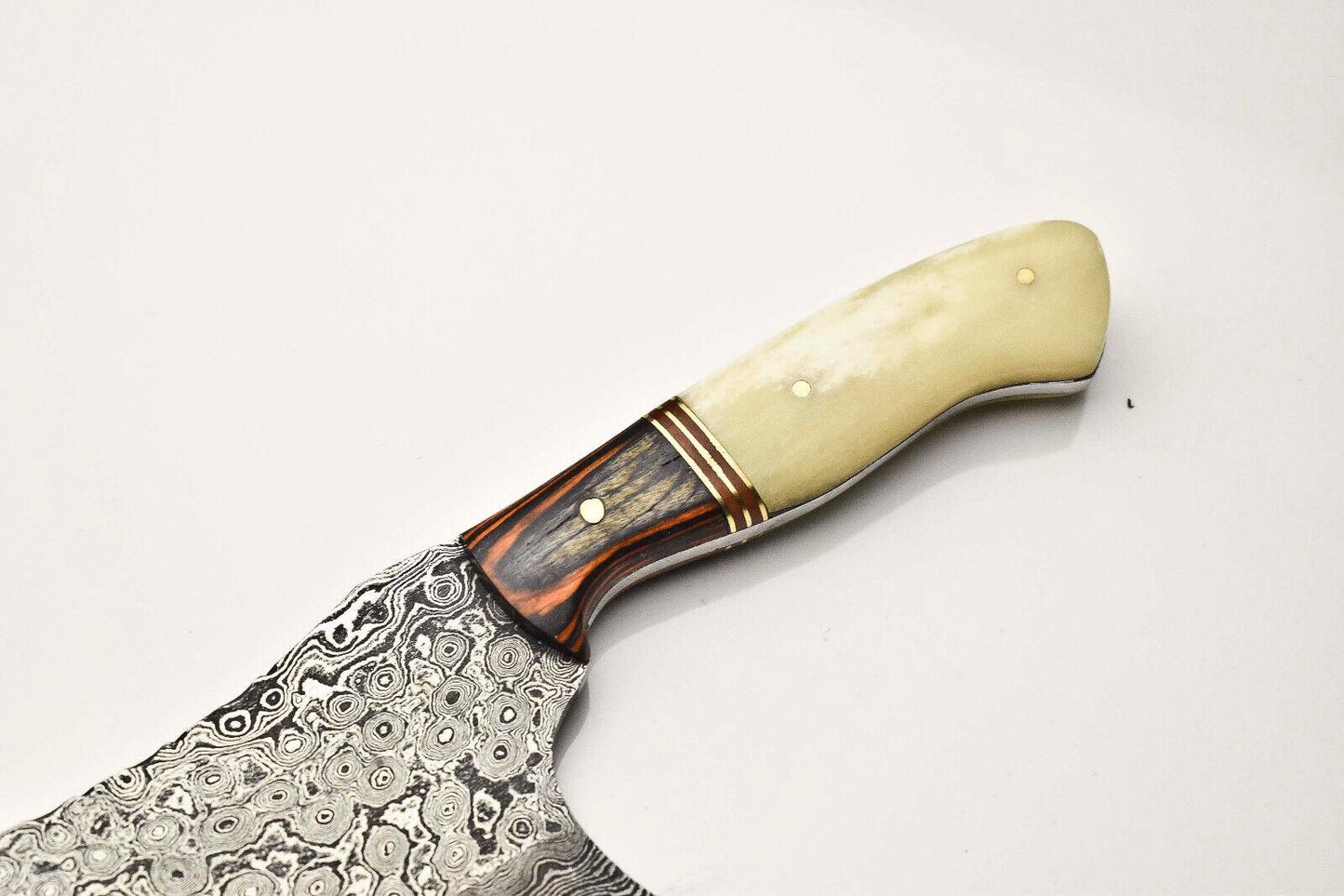 Fine Custom Handmade Damascus Steel Blade Chef Mini Chopper Knife