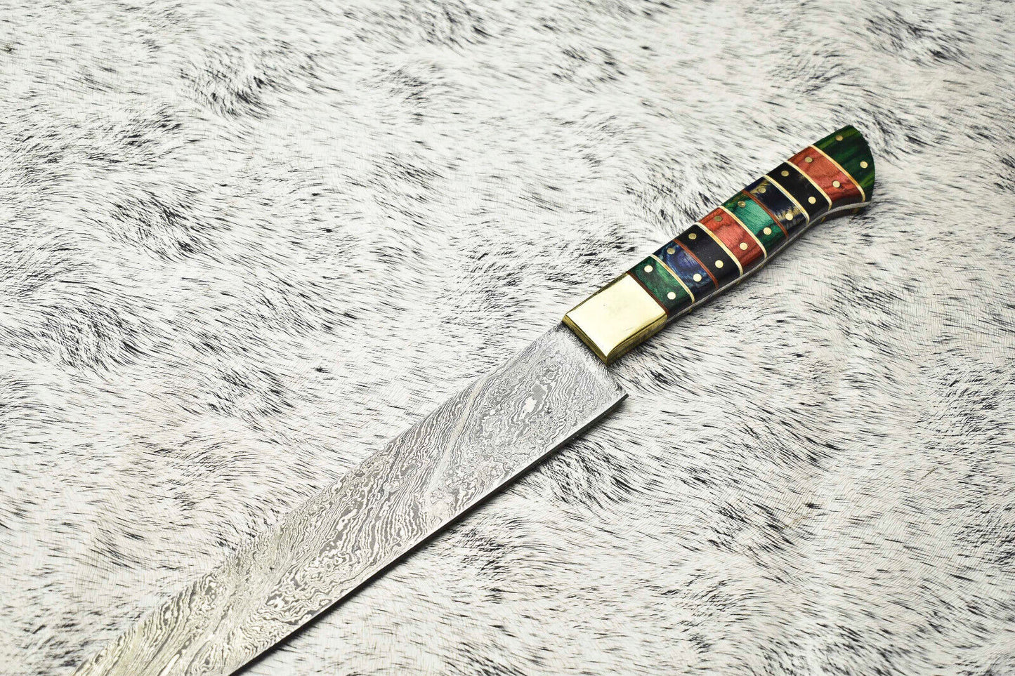 Cutlery Salvation Handmade Damascus Blade Kitchen Full Tang Chef Knife – 15" Oil Tempered, 384 Layer Damascus Steel