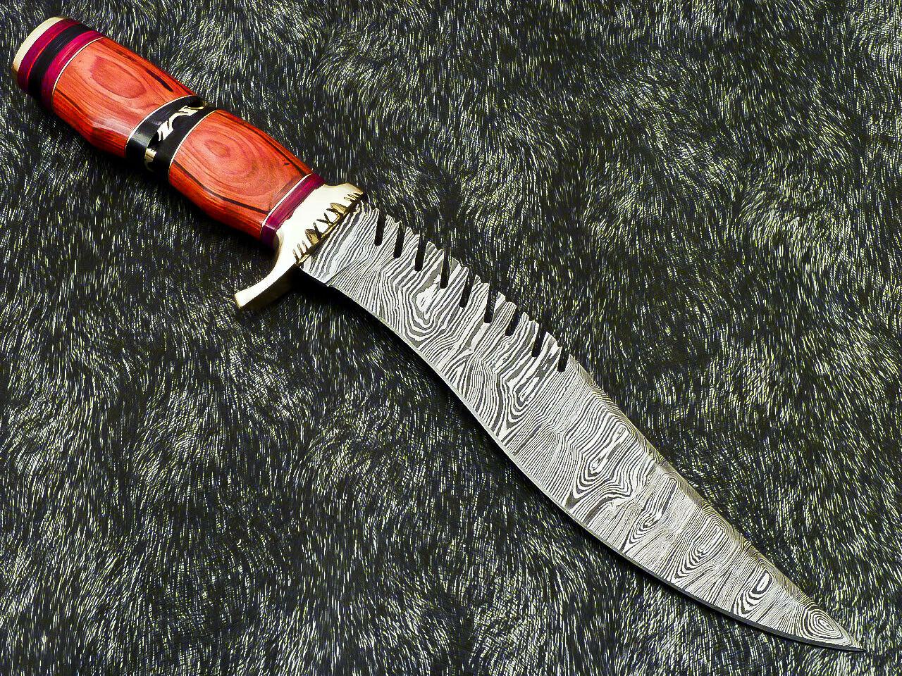 The Ironwood Guardian: A 14.5" Hand-Forged Damascus Masterpiece