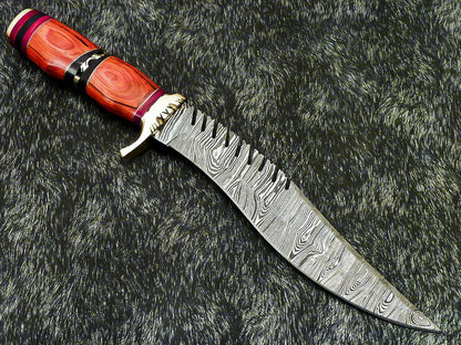 The Ironwood Guardian: A 14.5" Hand-Forged Damascus Masterpiece