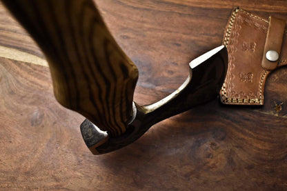 Custom Handmade Viking Axe – High Carbon Steel Laser Etched Battle Hatchet
