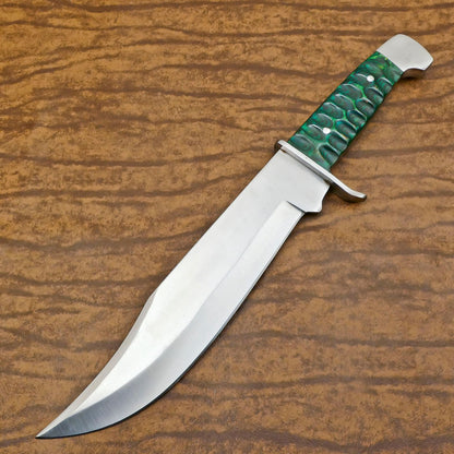 Extreme Outdoor D2 Bowie Knife | 13-Inch Full Tang with Pakka Wood Handle