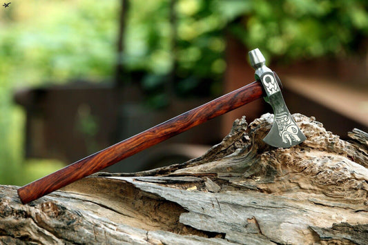 Custom Handmade High Carbon Steel Vikings Axe | Tomahawk & Hatchet