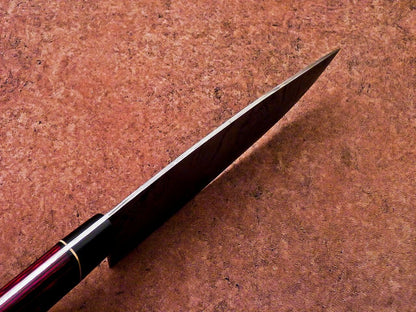 13" Professional Chef Knife | Handmade Damascus Blade Kitchen Knife with Wood Handle