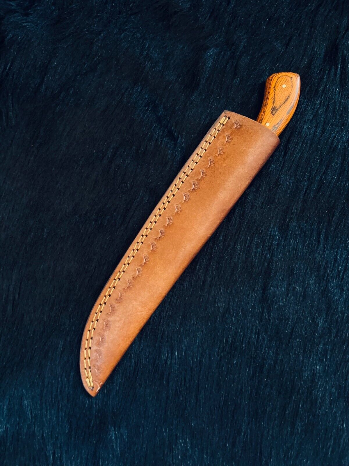 12" Custom Handmade Damascus Fillet Knife Damascus Steel Fillet Knife With Sheath