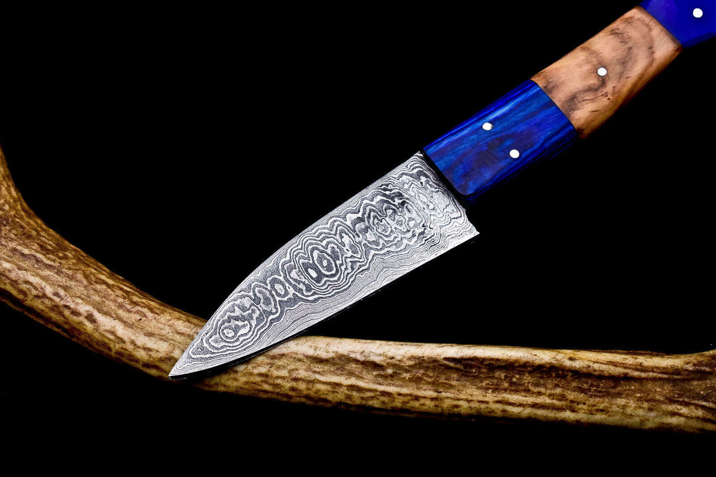 8.0" Custom Handmade Damascus Steel Chef Knife | Full Tang Kitchen Knife