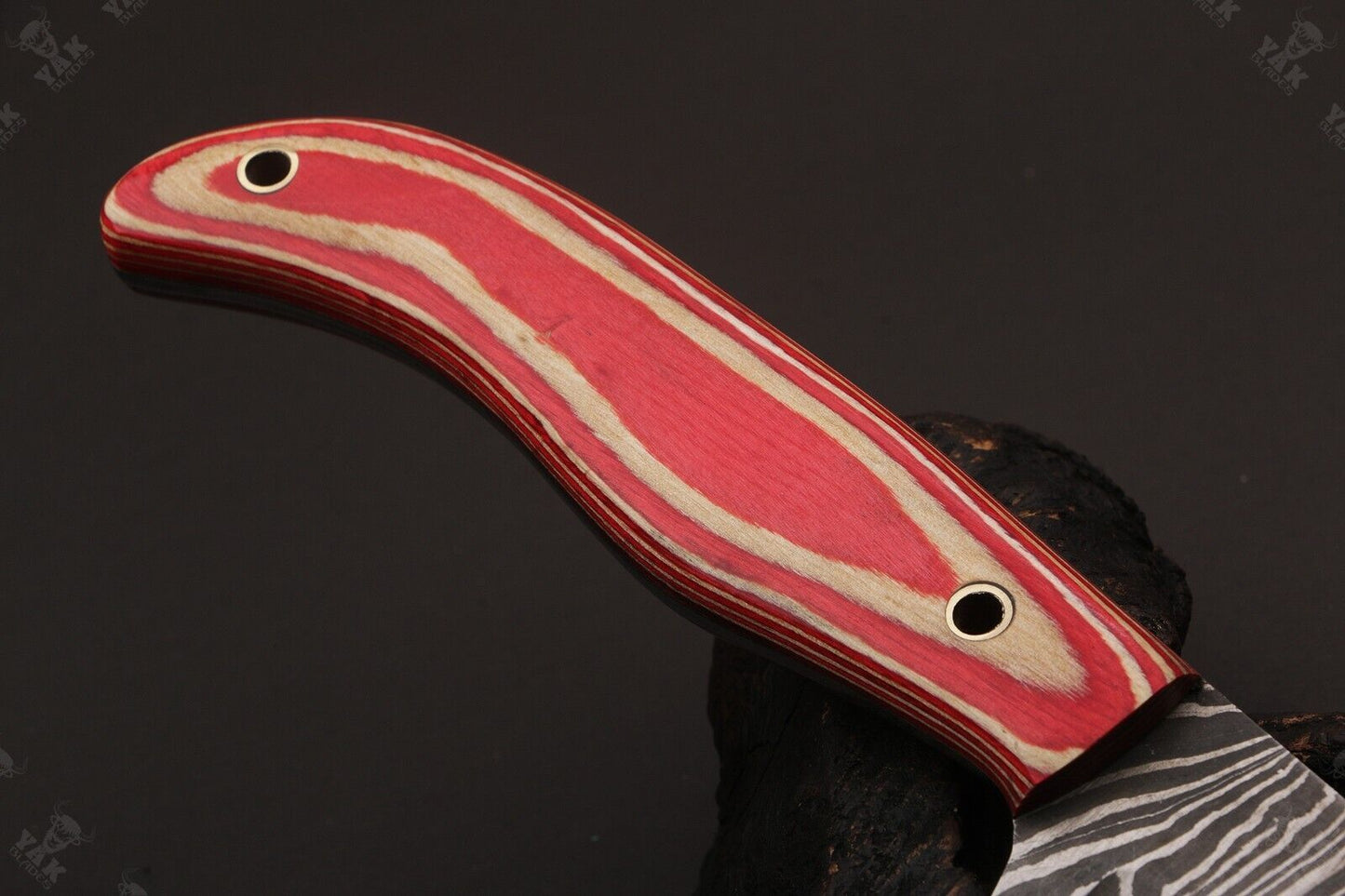 12.5" Hand Forge Damascus Fillet Knife Damascus Steel Fillet Knife With Pakka Wood Handle