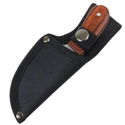 6" Custom Full Tang Stainless Steel Skinner Knife with Wood Handle – Hunting & EDC
