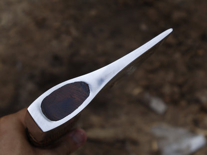 Handmade 21 Inch Viking Axe with Carbon Steel Blade and Ash Wood Handle