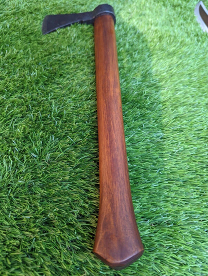 18" Hand Forged Slavic Viking Battle Axe Tomahawk with Wooden Handle