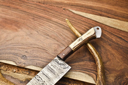 12.0" Handmade Damascus Steel Kitchen Chef Knife – Full Tang Chef knife