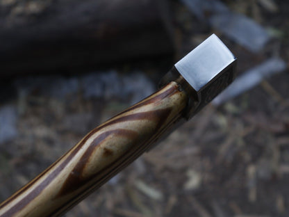 Handmade 20 Inch Viking Axe with Carbon Steel Blade and Ash Wood Handle