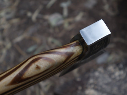 Handmade 20 Inch Viking Axe with Carbon Steel Blade and Ash Wood Handle