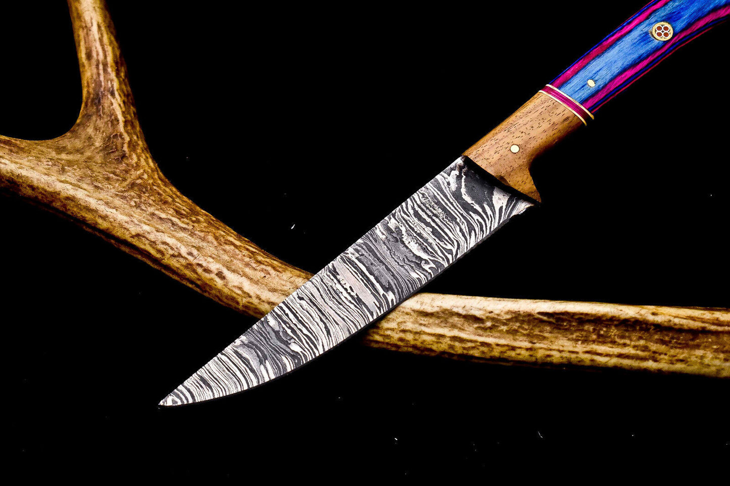 12" Handmade Damascus Steel Chef Knife | Full Tang
