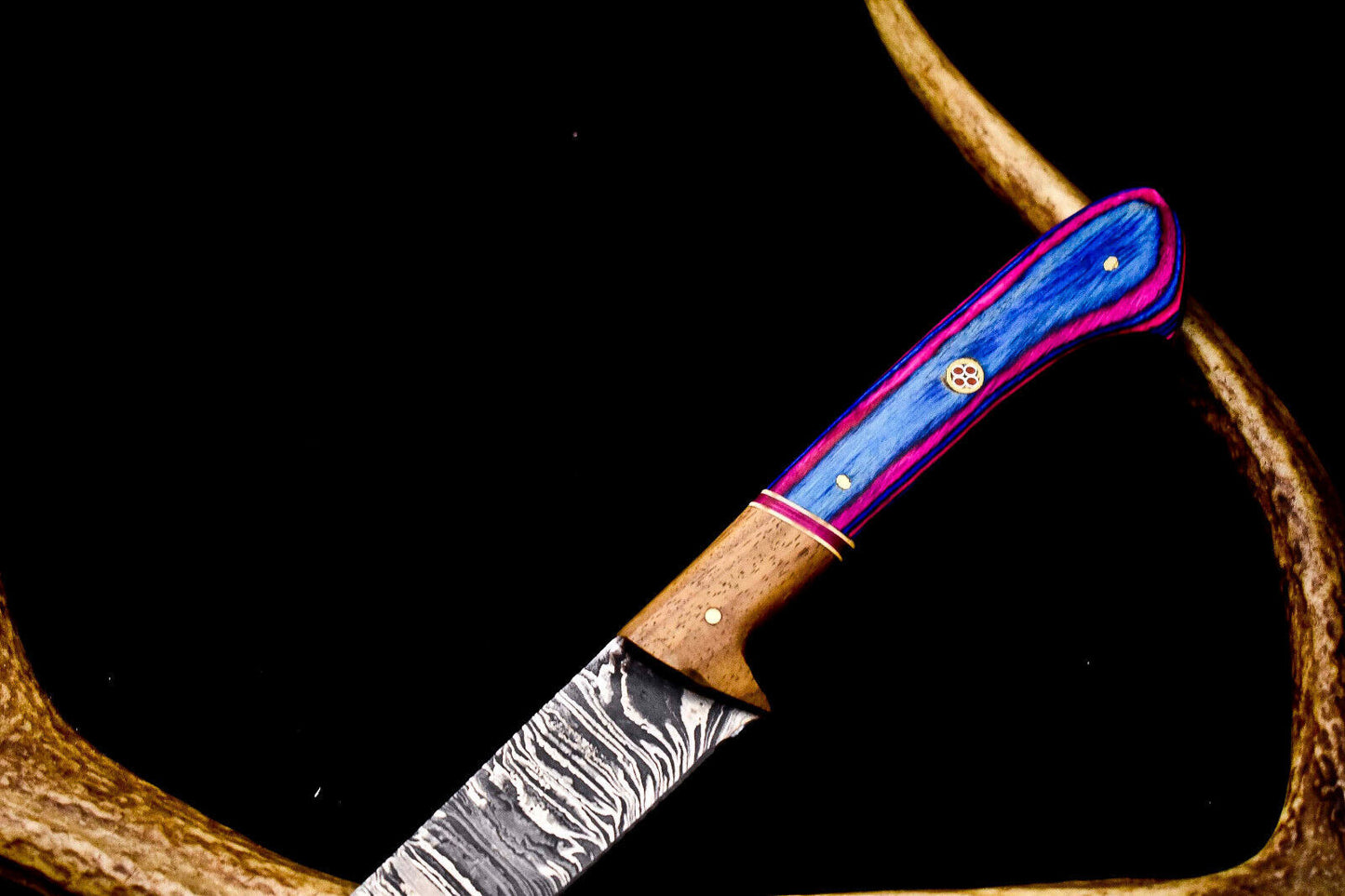 12" Handmade Damascus Steel Chef Knife | Full Tang