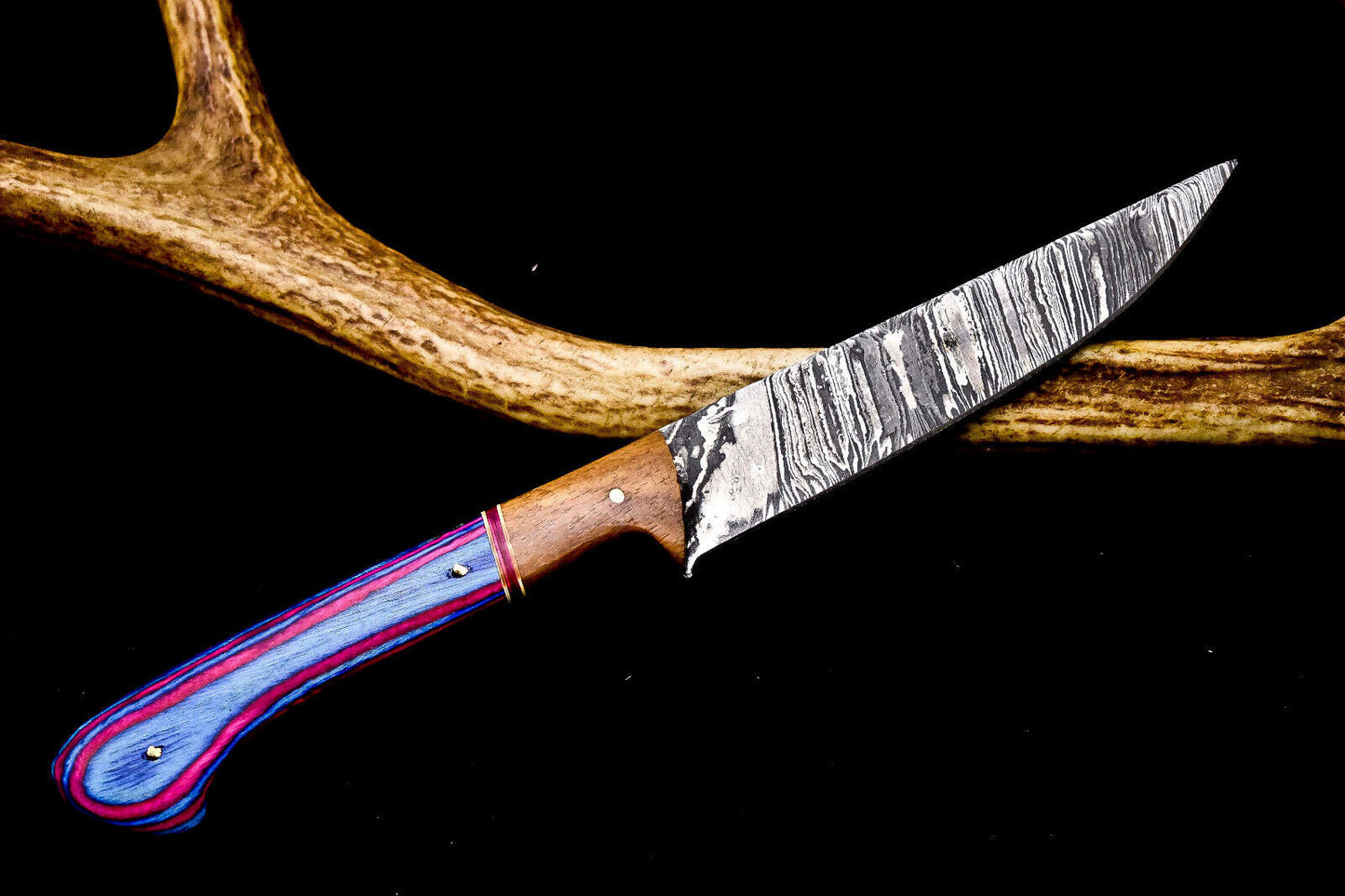 12" Handmade Damascus Steel Chef Knife | Full Tang