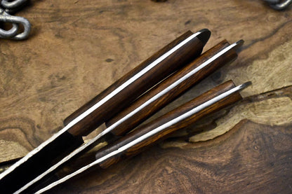 Hot Item 3-Piece Chef Knife Set – Twist Damascus Steel with Walnut Wood Handle
