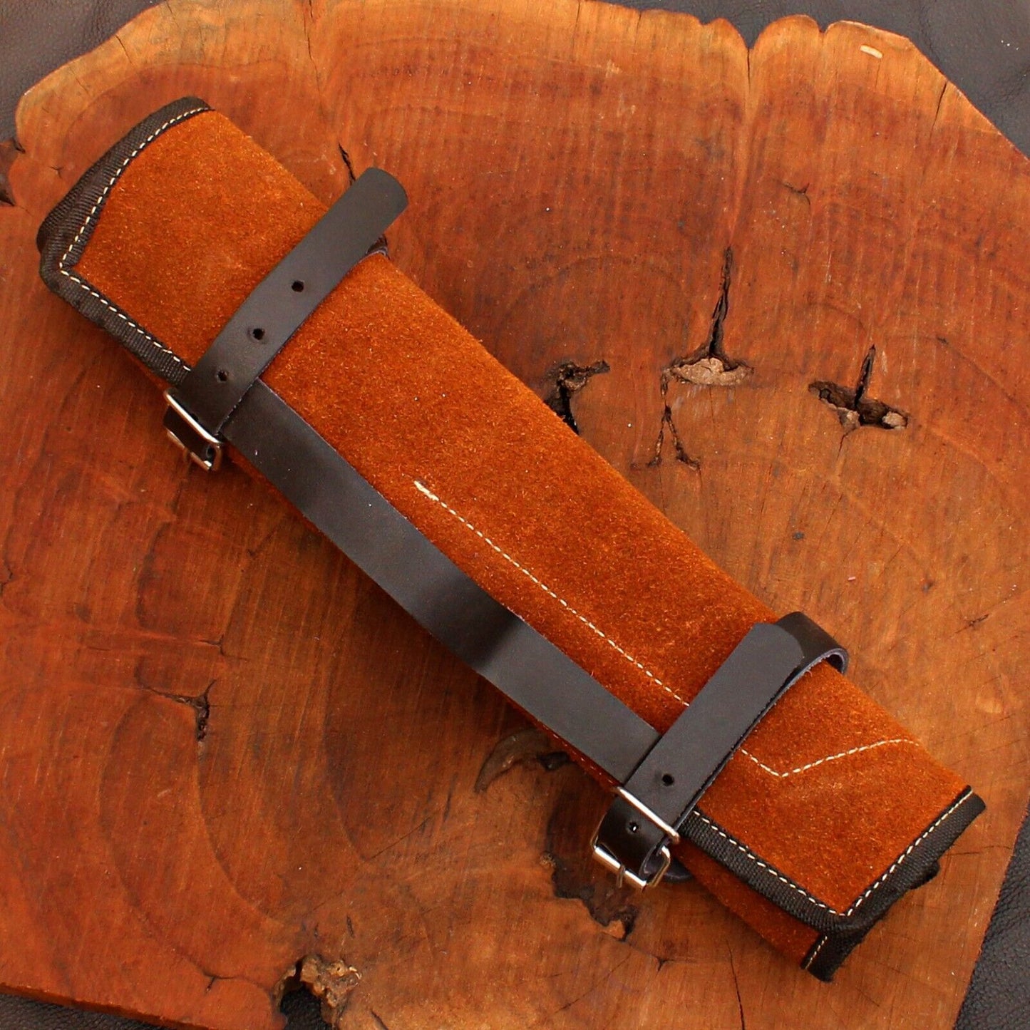 5pcs Custom Handmade Damascus Chef Knife Set – Forged Steel Kitchen Knives with Sheath