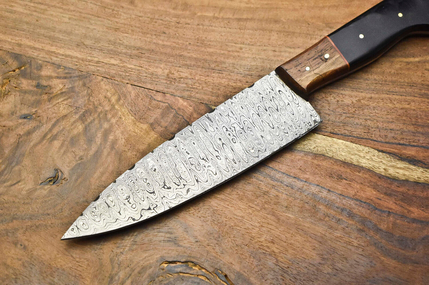 Custom Handmade Damascus Steel Full Tang Chef Knife – Sport Utility Blade