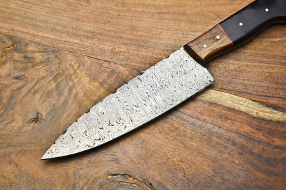 Custom Handmade Damascus Steel Full Tang Chef Knife – Sport Utility Blade