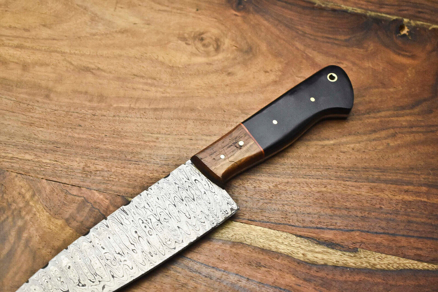 Custom Handmade Damascus Steel Full Tang Chef Knife – Sport Utility Blade