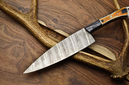 12.0" Handmade Damascus Steel Kitchen Chef Knife Full Tang – 384 Layers Forged Blade