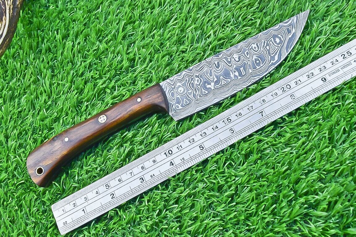 Stunning Hand Forged Damascus Steel Blade Kitchen Chef Knife – Handmade Kitchen Knife