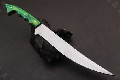 13.5" Custom Handmade D2 Steel Fillet Hunting Knife Best Fillet Knife & Fillet Knife for Fishing