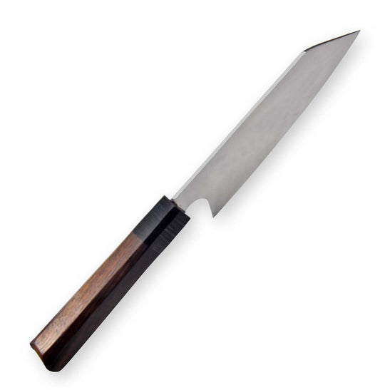 Custom 11.5" OAL Handmade Fixed Blade Chef Knife | 12C27 Steel | Walnut Handle | No Damascus