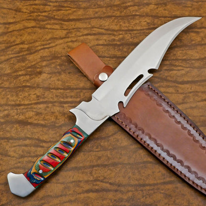 Elite 12-Inch D2 Steel Full Tang Massive Bowie Hunting & Outdoor Knife