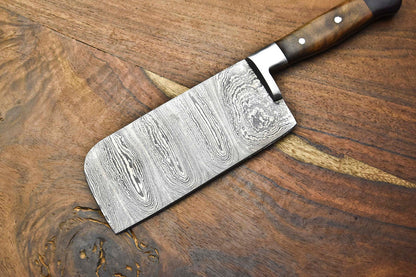 Custom Handmade Damascus Steel Chef Knife – Full Tang Sport Blade – 384 Layer Real Damascus