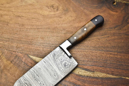 Custom Handmade Damascus Steel Chef Knife – Full Tang Sport Blade – 384 Layer Real Damascus