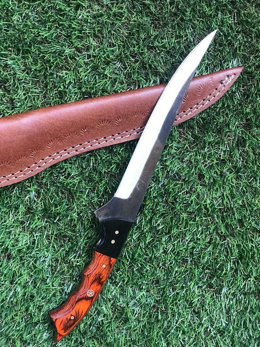 13" Custom Handmade D2 Steel Fillet Knife Best Fillet Knife & Custom Fillet Knife With Sheath