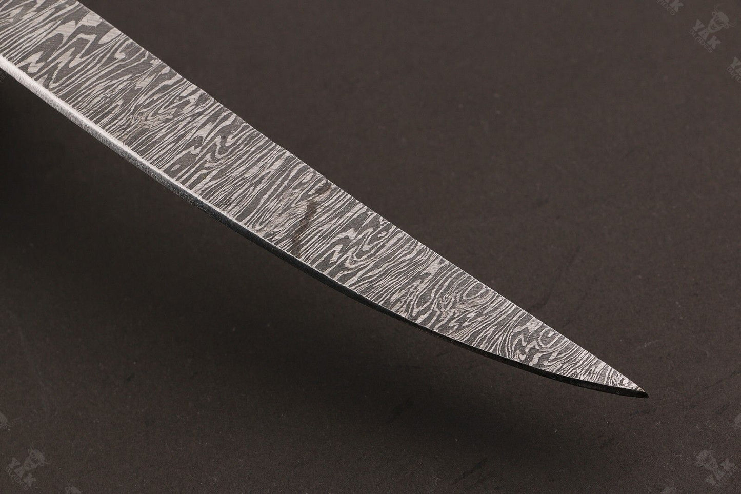 13" Custom Handmade Damascus Steel Fillet Knife & Best Fillet Knife With Leather Sheath