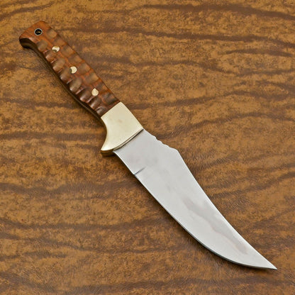 12-Inch D2 Steel Full Tang Bowie Hunting Sport Knife with Ergonomic Handle