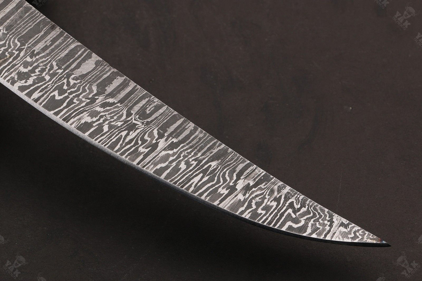 14" Damascus Fillet Knife Fire Damascus Steel Fillet Knife With Pakka Wood Handle